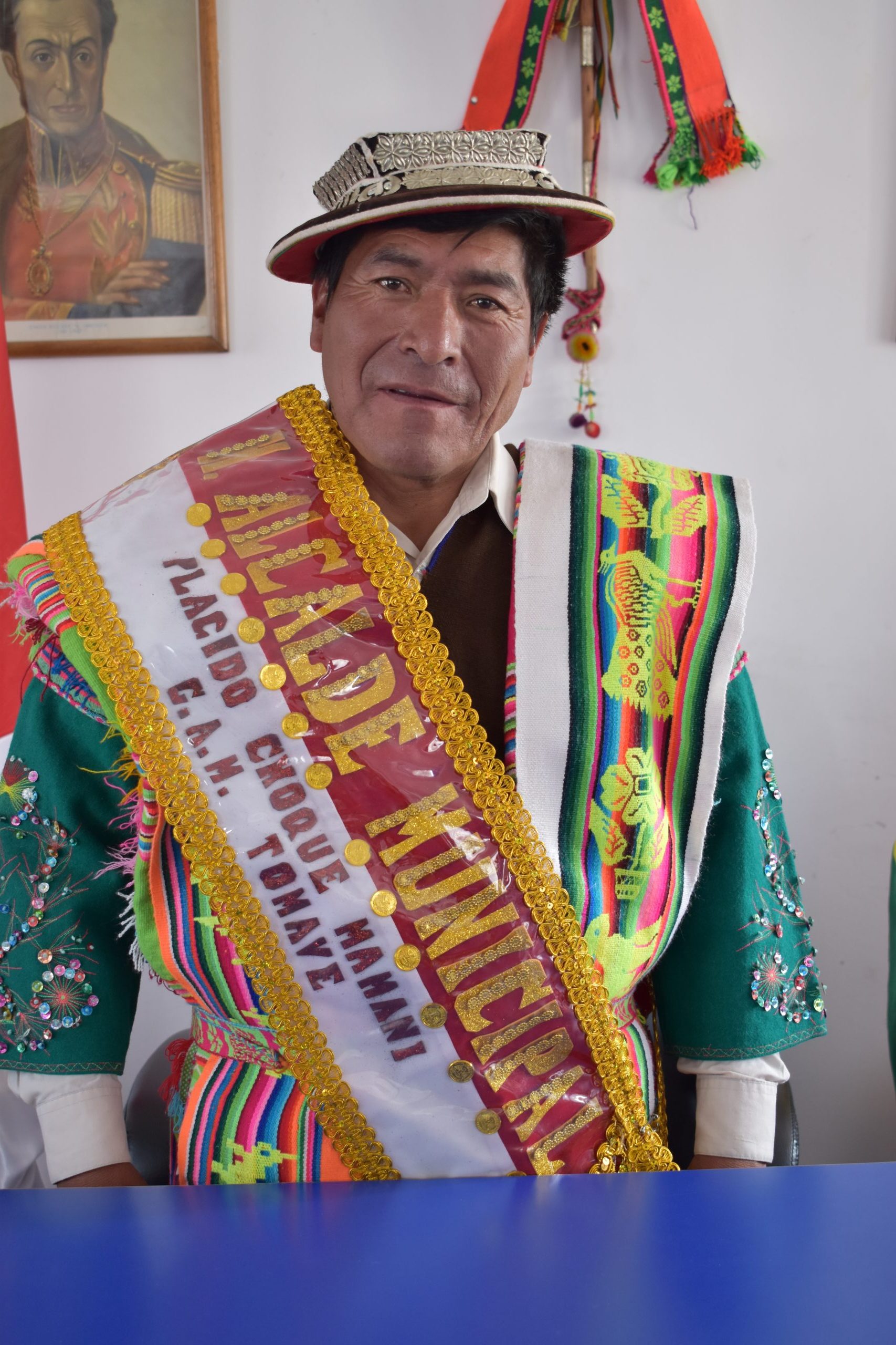 Alcalde de Tomave Placido Choque Mamani